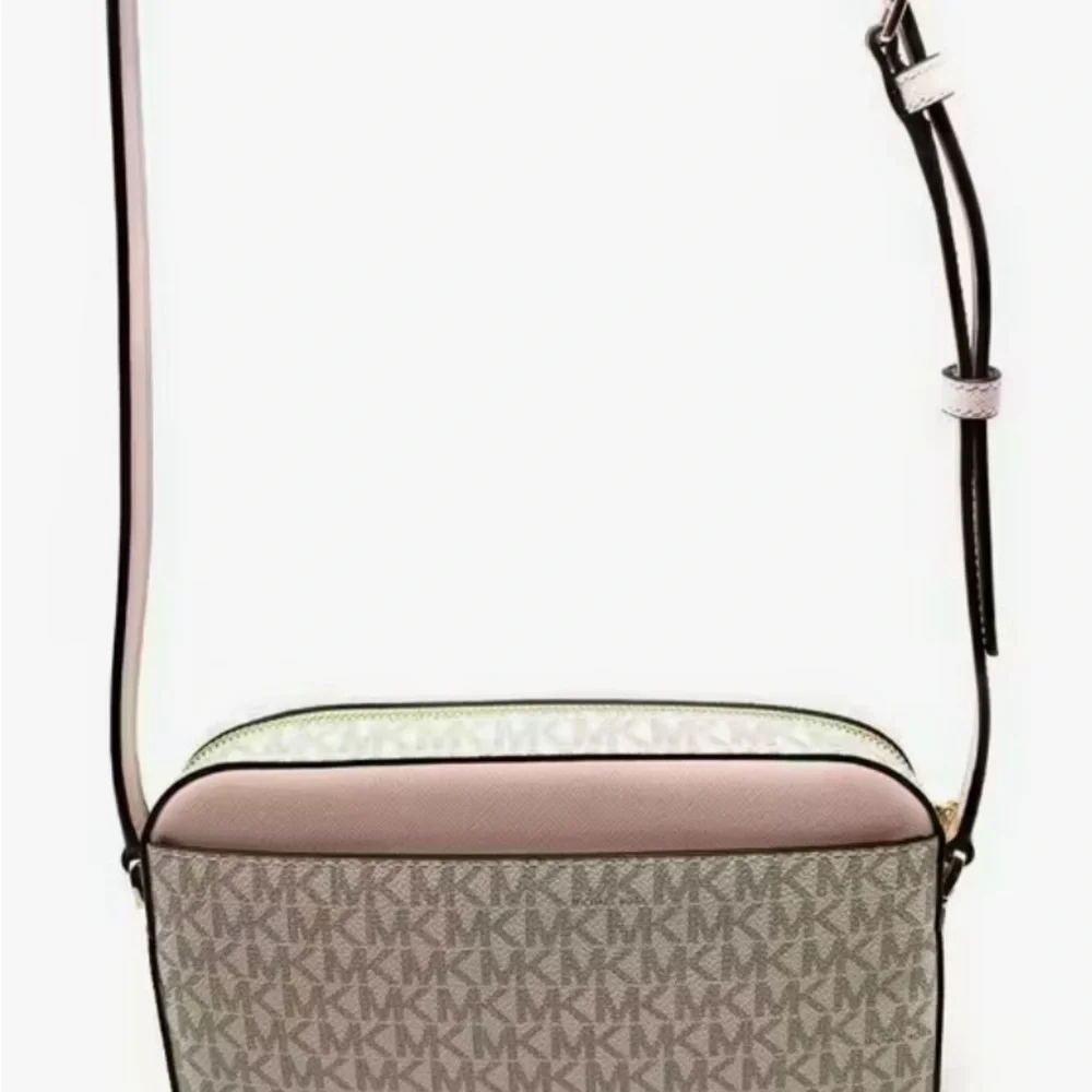 Michael Kors Beige and Pink Crossbody Bag EUC - Picture 4 of 5